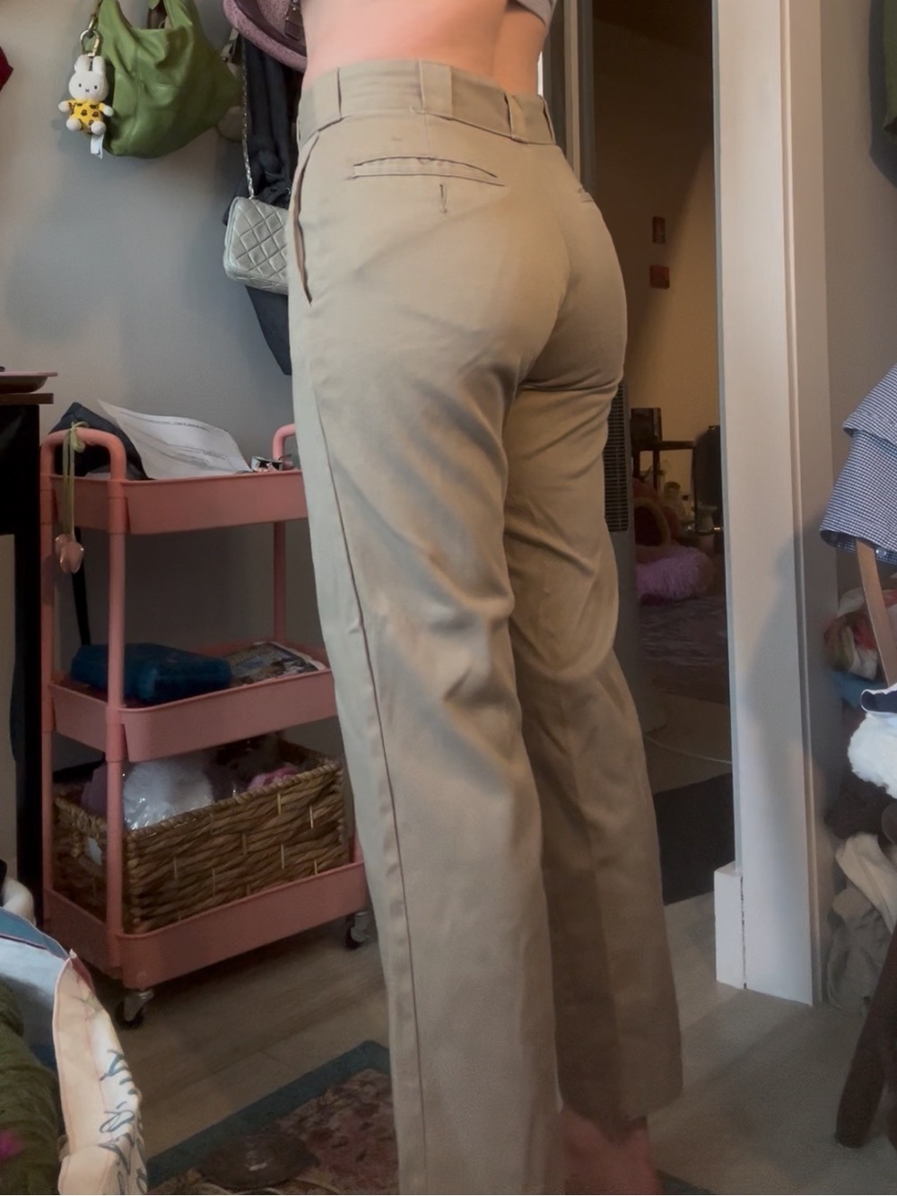Dickies Tan Chino Pants - Classic Straight Fit